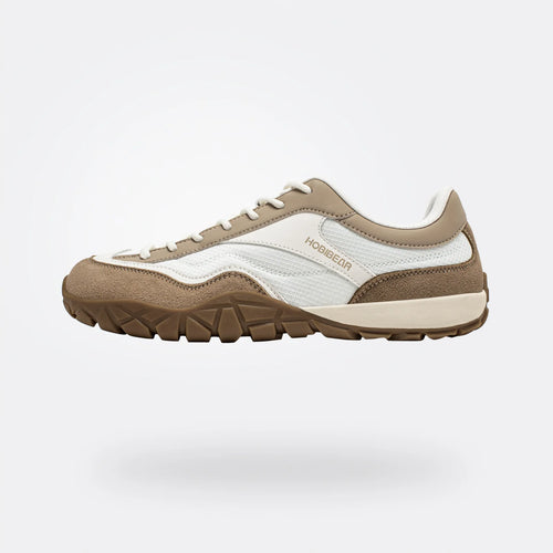 Hobibear - Hollow - Wide Toe Sneakers (Beige X White)