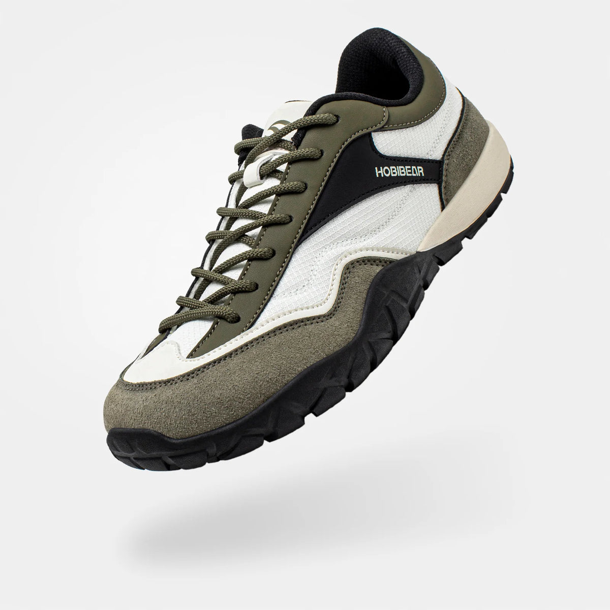 Hobibear - Hollow - Wide Toe Sneakers (Green X White)