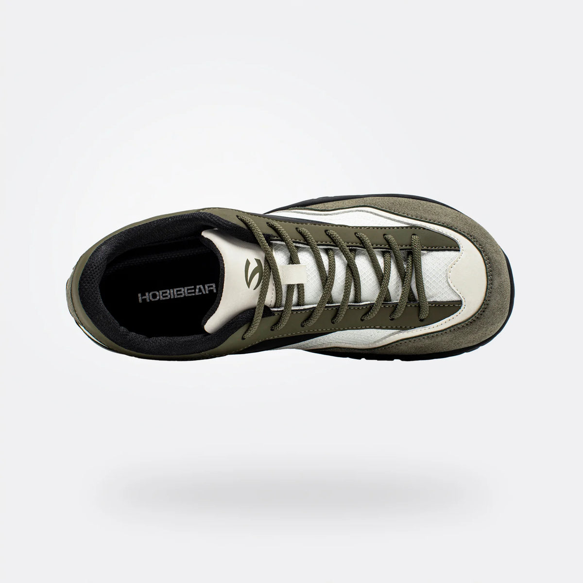 Hobibear - Hollow - Wide Toe Sneakers (Green X White)