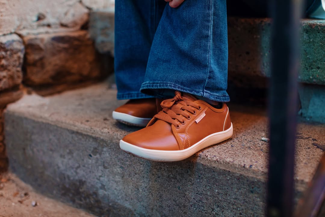 Hobibear Ivy Barefoot Dress Shoes | Zero-Drop Professional (Brown)