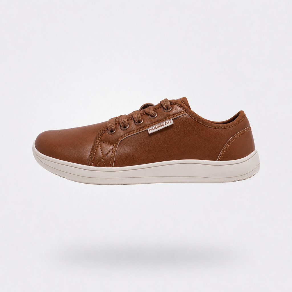 Hobibear Ivy Barefoot Dress Shoes | Zero-Drop Professional (Brown)