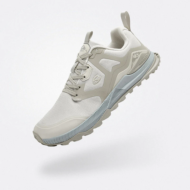 Hobibear Aurora Wide Toe Sneakers | Cushioned Athletic Zero-Drop (Beige)