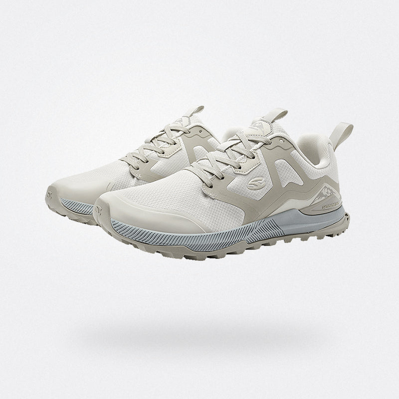 Hobibear Aurora Wide Toe Sneakers | Cushioned Athletic Zero-Drop (Beige)