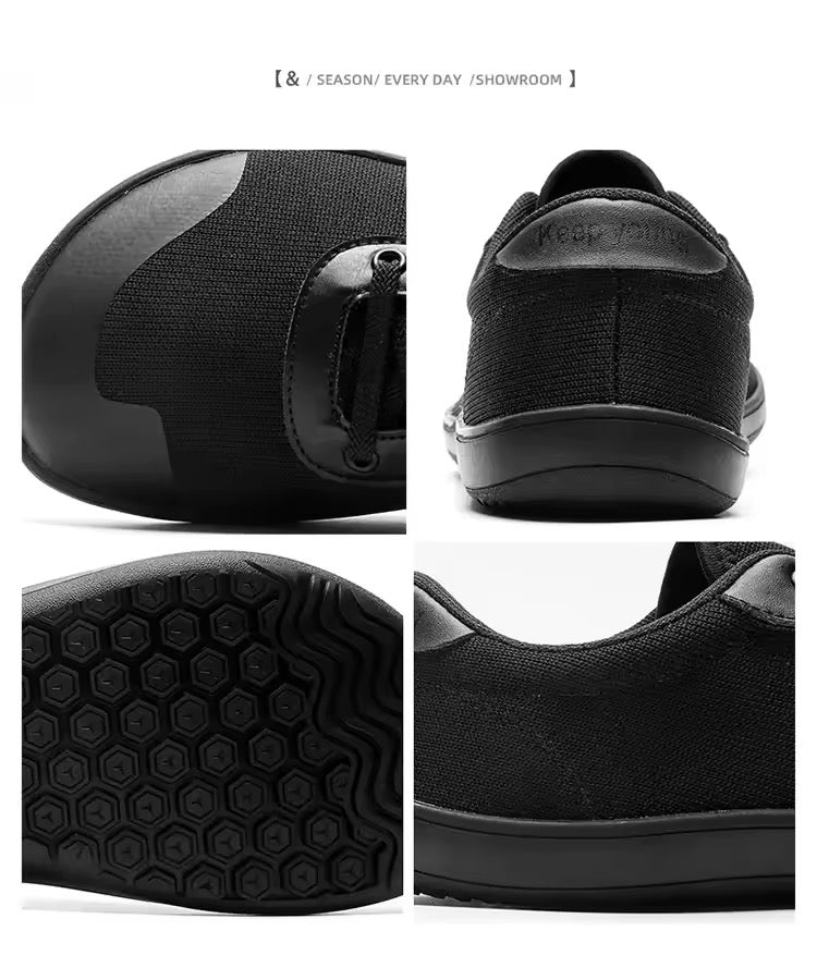 KeepYoung - Wide Toe Barefoot Shoes (Black)