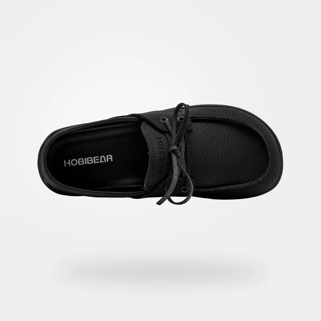 Hobibear - Acorn Barefoot Loafers (Black)