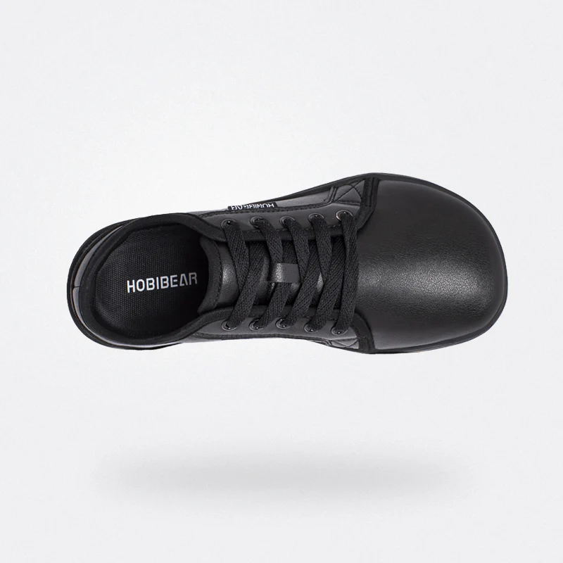 Hobibear Ivy Barefoot Dress Shoes | Zero-Drop Professional (Black)