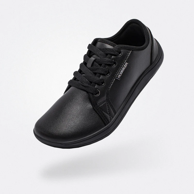 Hobibear Ivy Barefoot Dress Shoes | Zero-Drop Professional (Black)