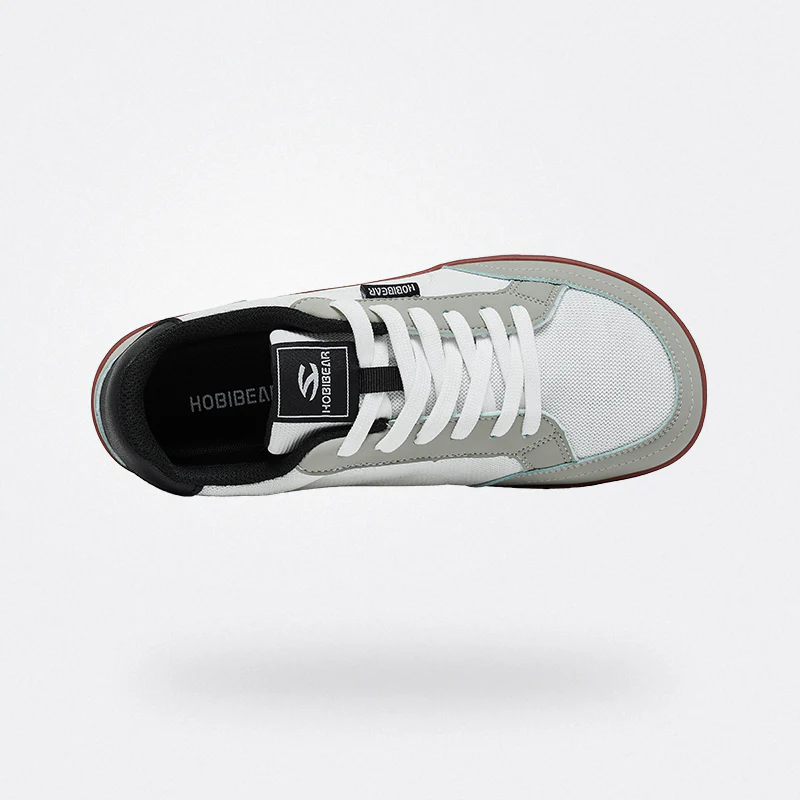 Hobibear Daisy Barefoot Flats | Summer Zero-Drop Slip-Ons (White)