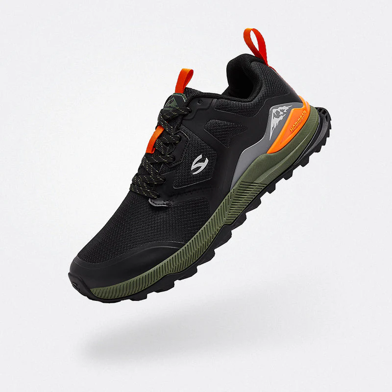 Hobibear Aurora Wide Toe Sneakers | Cushioned Athletic Zero-Drop (Black)