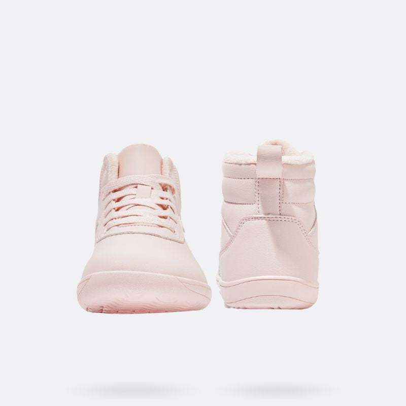 Hobibear Spruce: Waterproof Zero-Drop Winter Barefoot Boots (Pink)