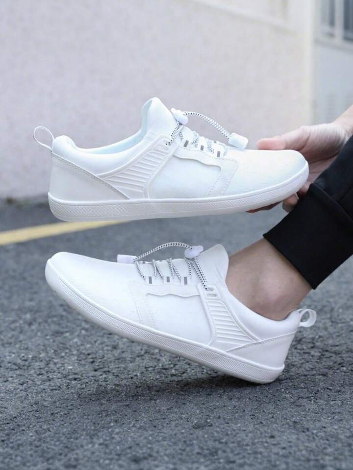 Sovimivos Barefoot Shoes Minimalist Trainers | Wide Toe Box Zero-Drop Shoes (White)