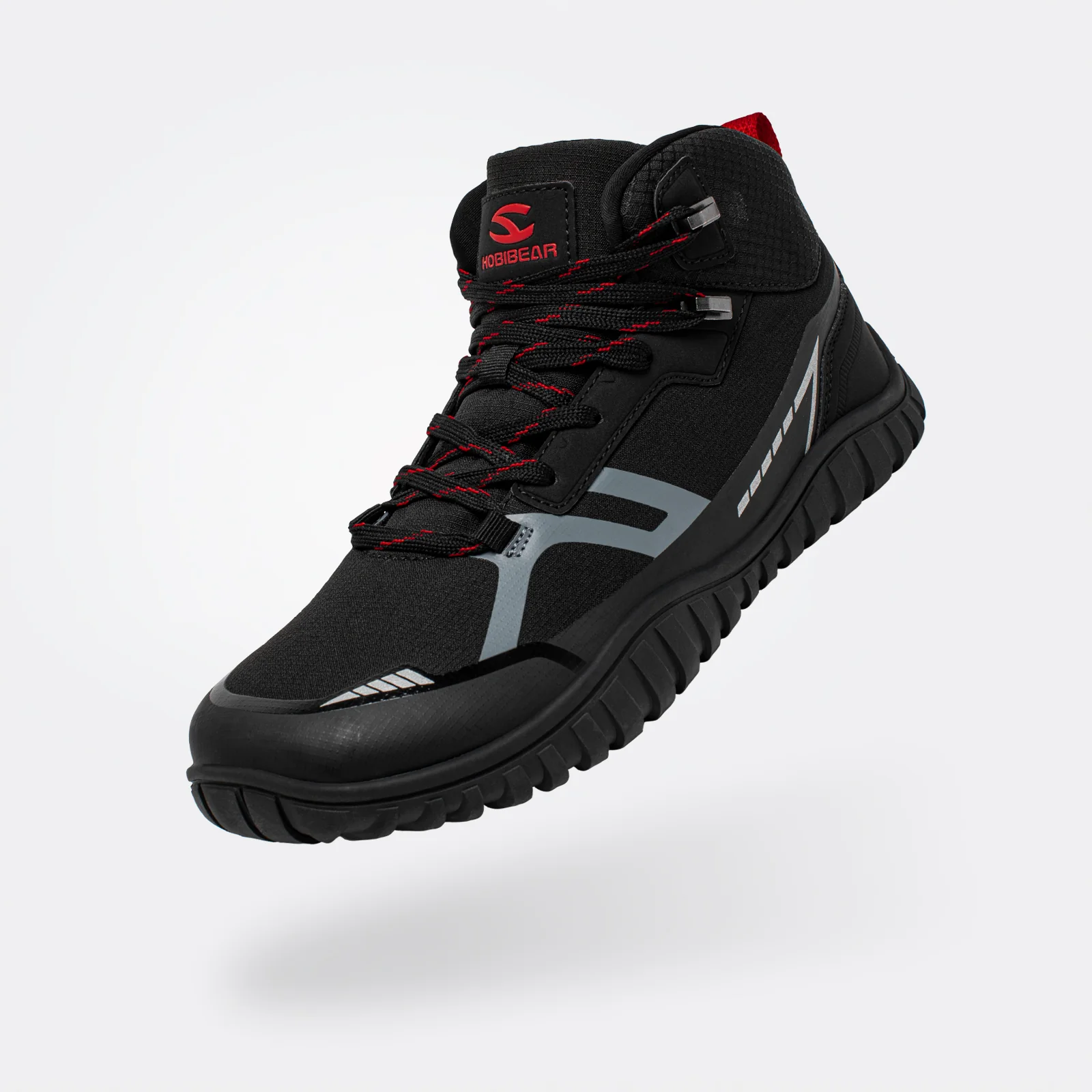 Hobibear Barefoot Boots | Zero-Drop, Wide Toe Box (Black)