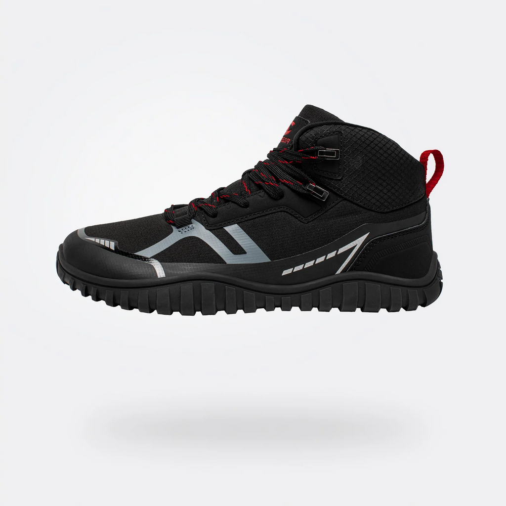 Hobibear Barefoot Boots | Zero-Drop, Wide Toe Box (Black)